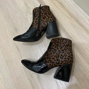 Jeffrey Campbell calf hair boots